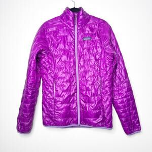 Patagonia Micro Puff Jacket Women’s Small Purple Magenta Lightweight